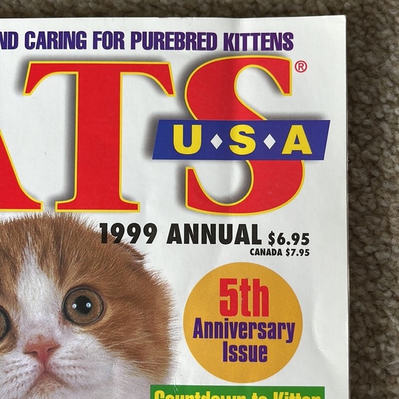 Vintage CATS USA 1999 ANNUAL Magazine Perfect for any cat lover - Picture 3 of 7